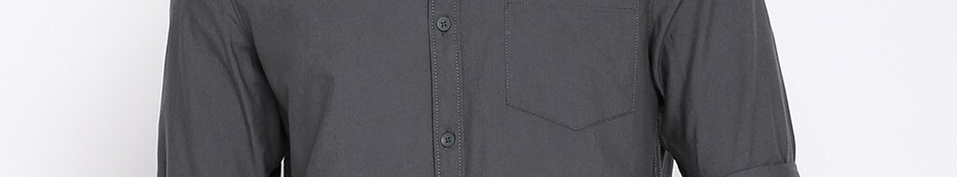 Buy Lee Men Grey Slim Fit Casual Shirt - Shirts for Men 16572122 | Myntra