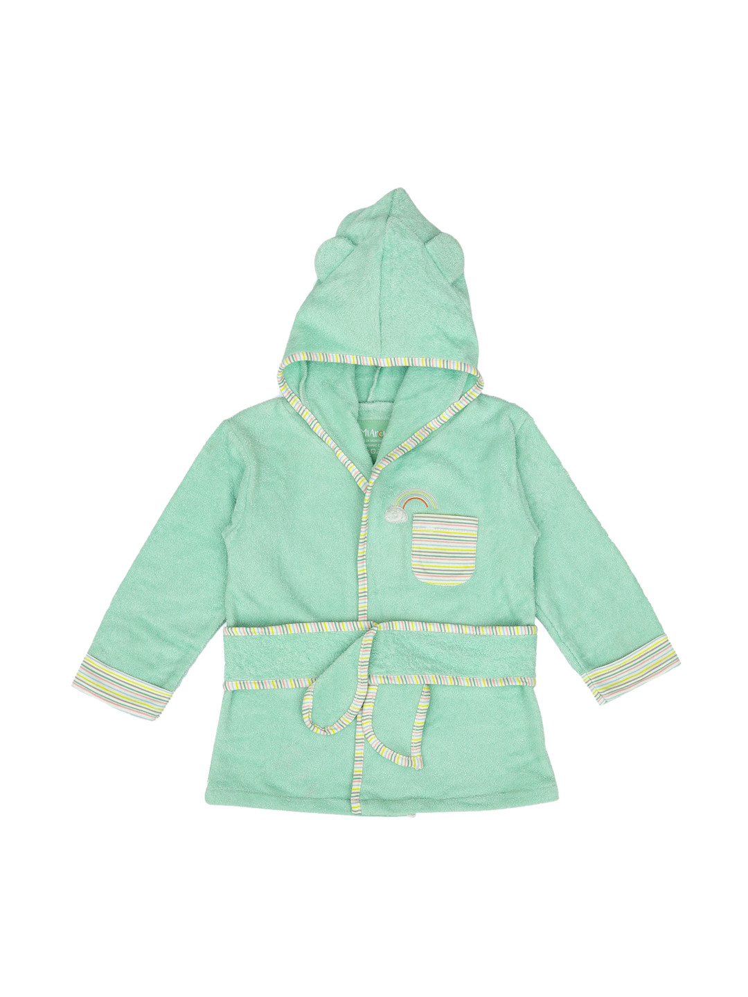 Buy MiArcus Kids Green Bath Robe Bath Robe for Unisex Kids 16572430