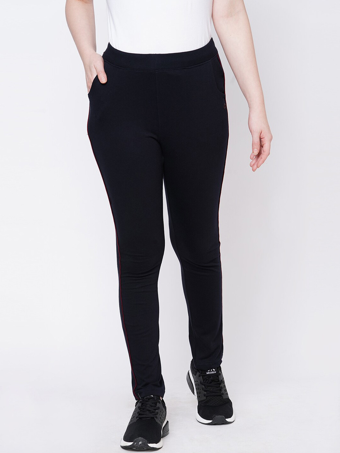 Buy Sweet Dreams Women Navy Blue Solid Cotton Track Pants Track Pants for Women 16580014 Myntra