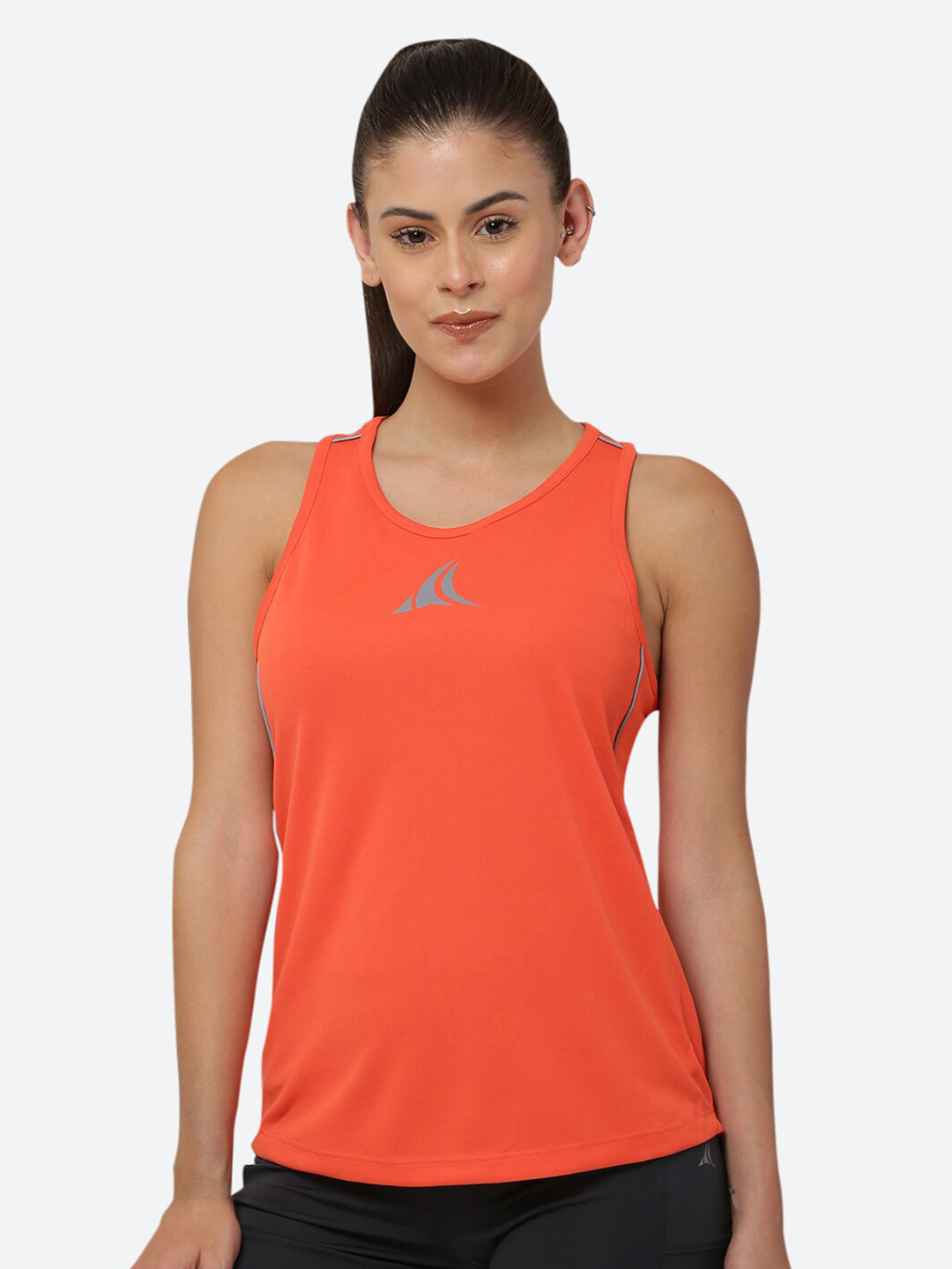 Buy FITLEASURE Orange Training Tank Top Tops for Women 16583058 Myntra