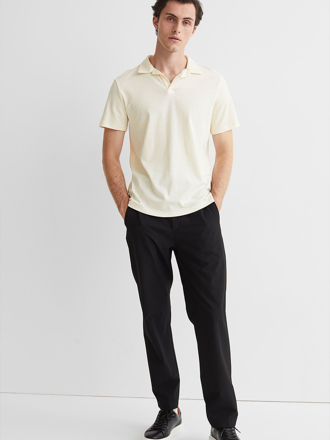 Buy H&M Men White Cotton Polo Shirt Tshirts for Men 16591568 Myntra