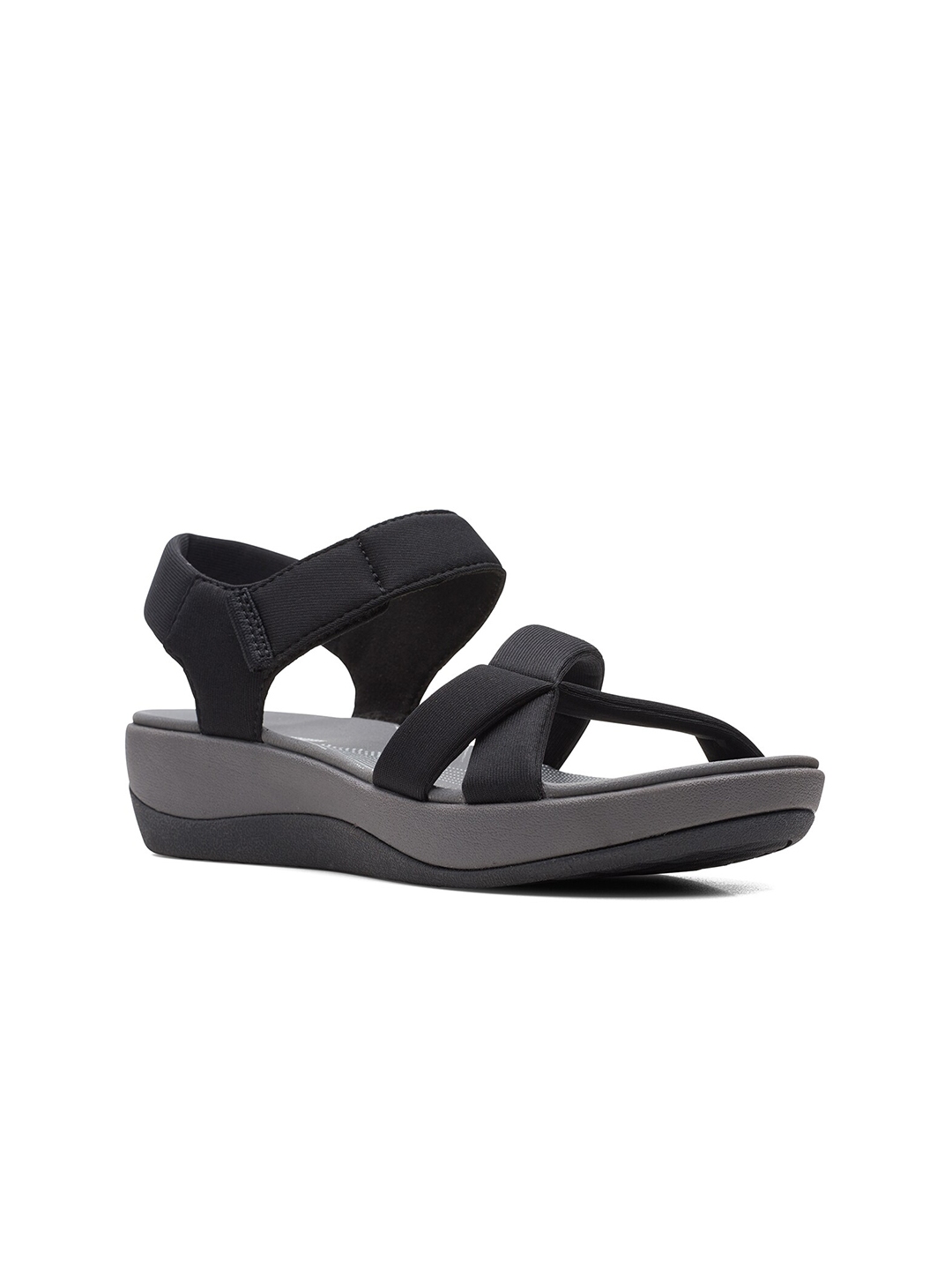 Buy Clarks Black Wedge Sandals - Heels for Women 16595090 | Myntra