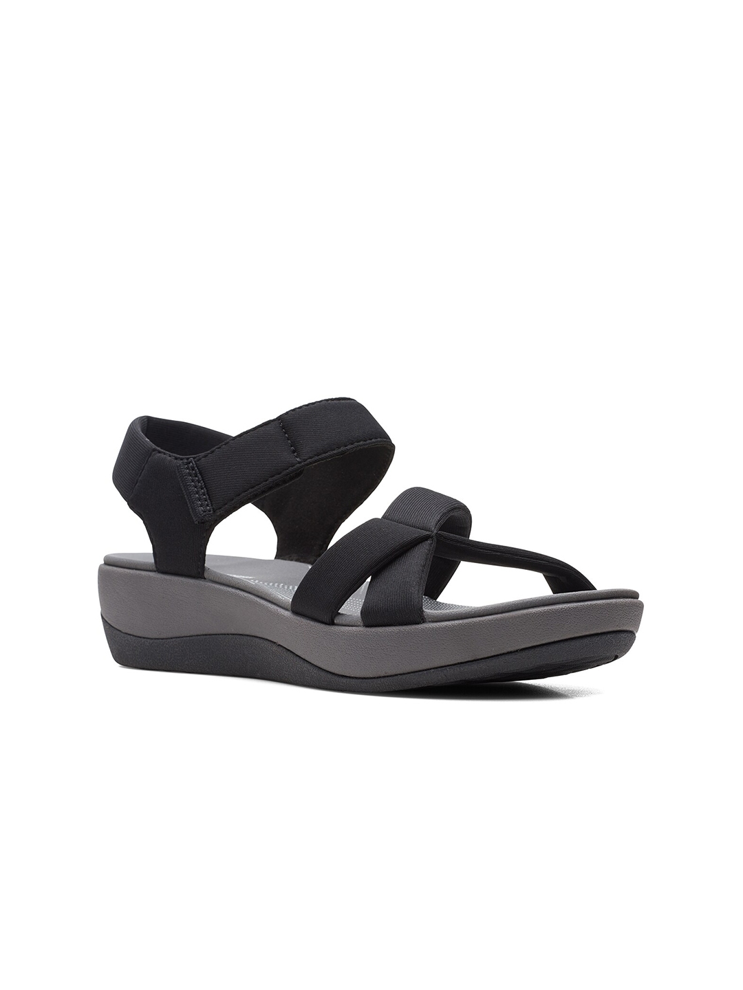 Buy Clarks Black Wedge Sandals Heels for Women 16595090 Myntra