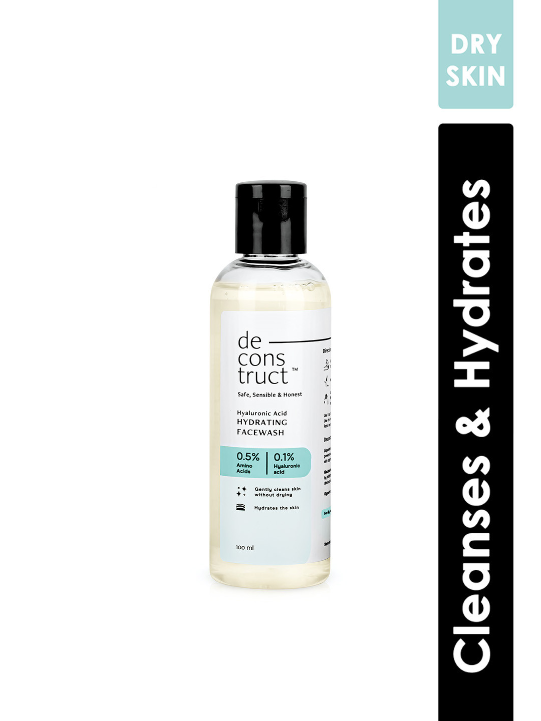 Buy Deconstruct Hyaluronic Acid Hydrating Facewash 0.5 Amino Acids + 0