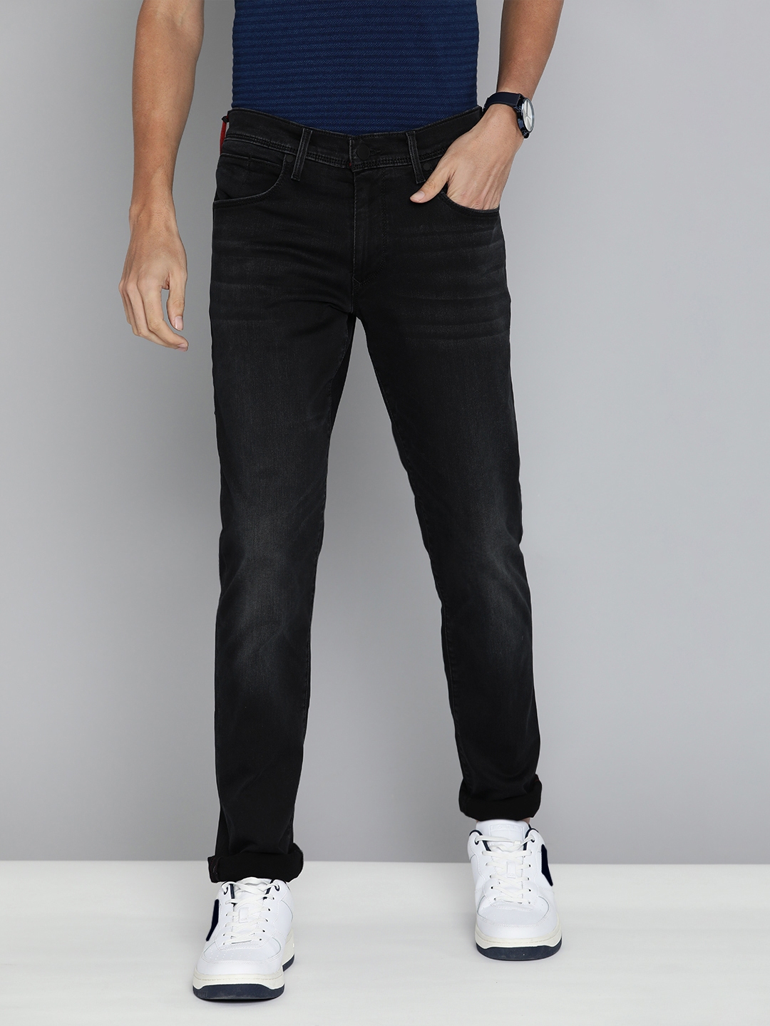redloop black jeans