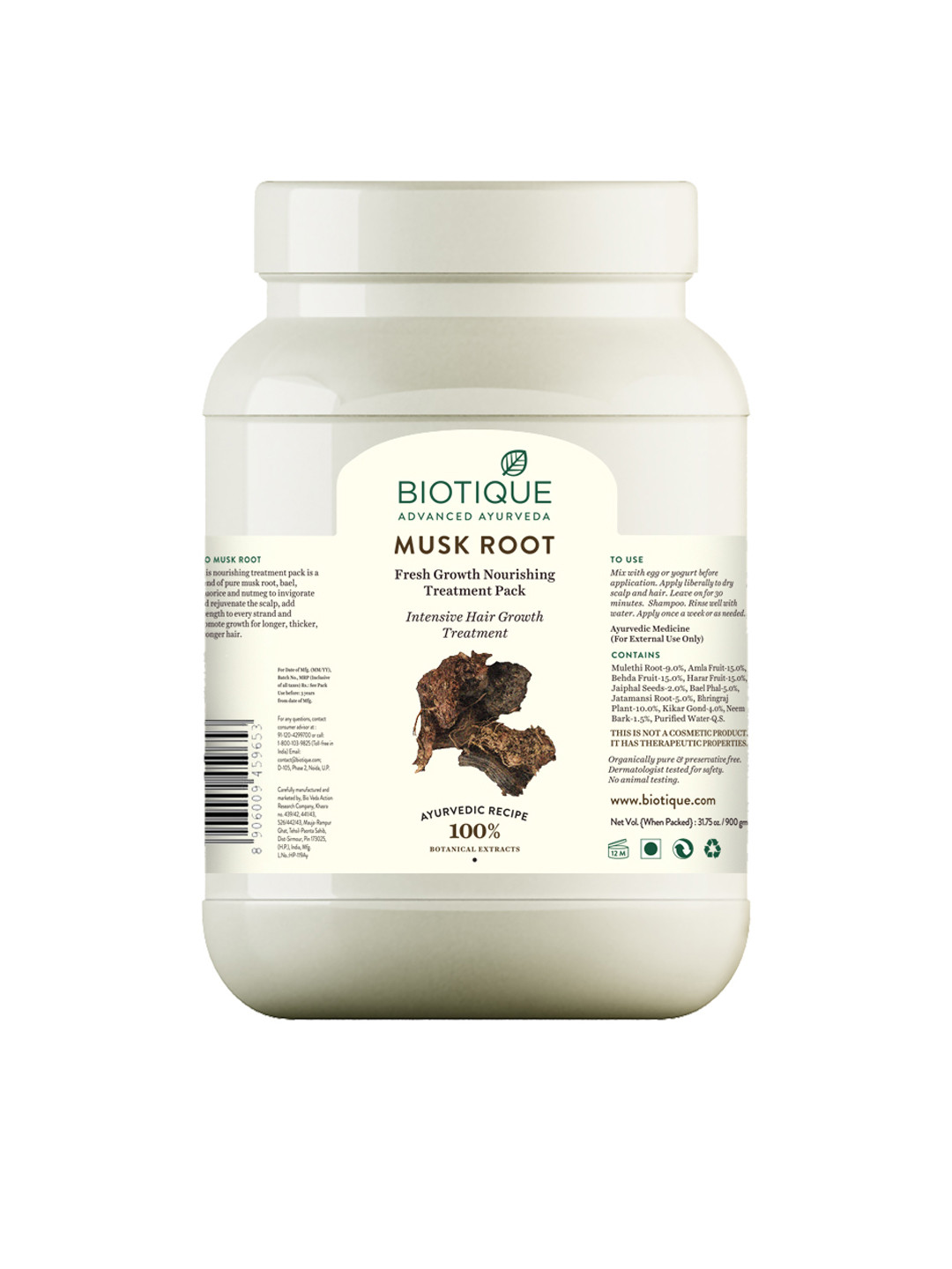 Buy Biotique Unisex Fresh Growth Hair Nourishing Treatment Pack Bio