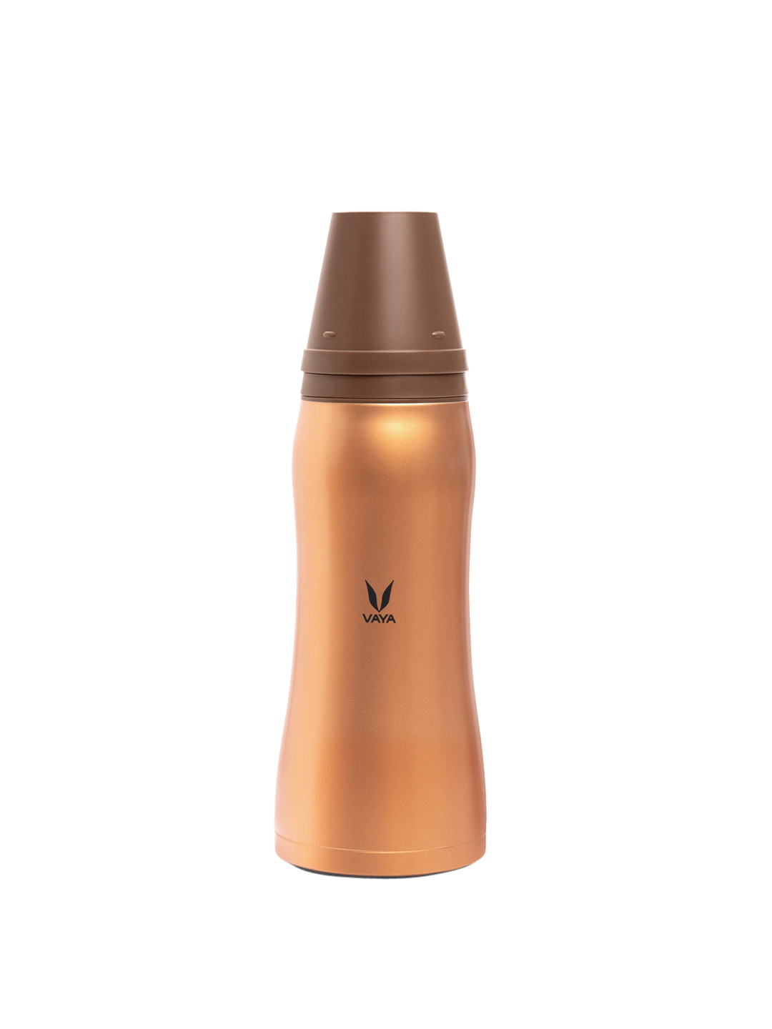 Buy Vaya Orange Solid BPA Free Stainless Steel Water Bottle With Gulper ...