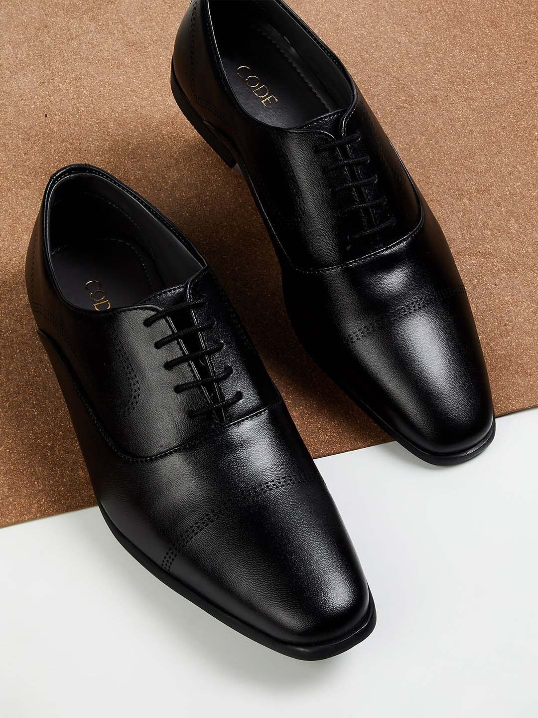 men's bram diamond textured oxfords