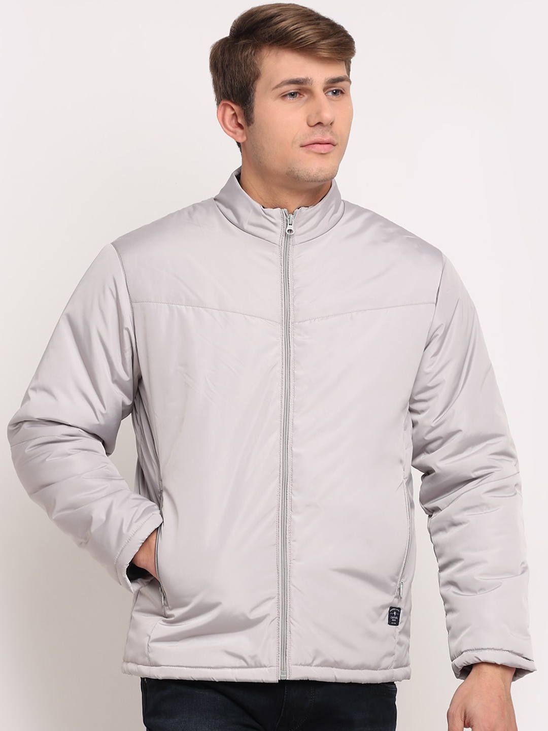 Buy Cantabil Men Grey Tailored Jacket - Jackets for Men 16621616 | Myntra