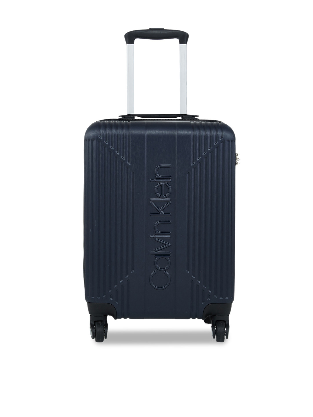 Buy Calvin Klein The Standard Range Navy Hard Cabin Suitcase Trolley