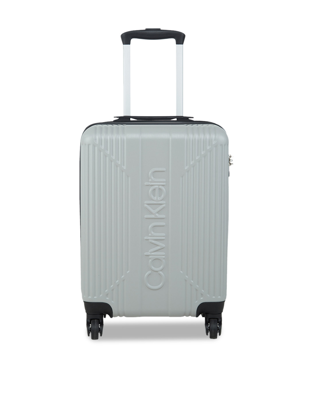 Buy Calvin Klein The Standard Range Silver Hard Cabin Suitcase
