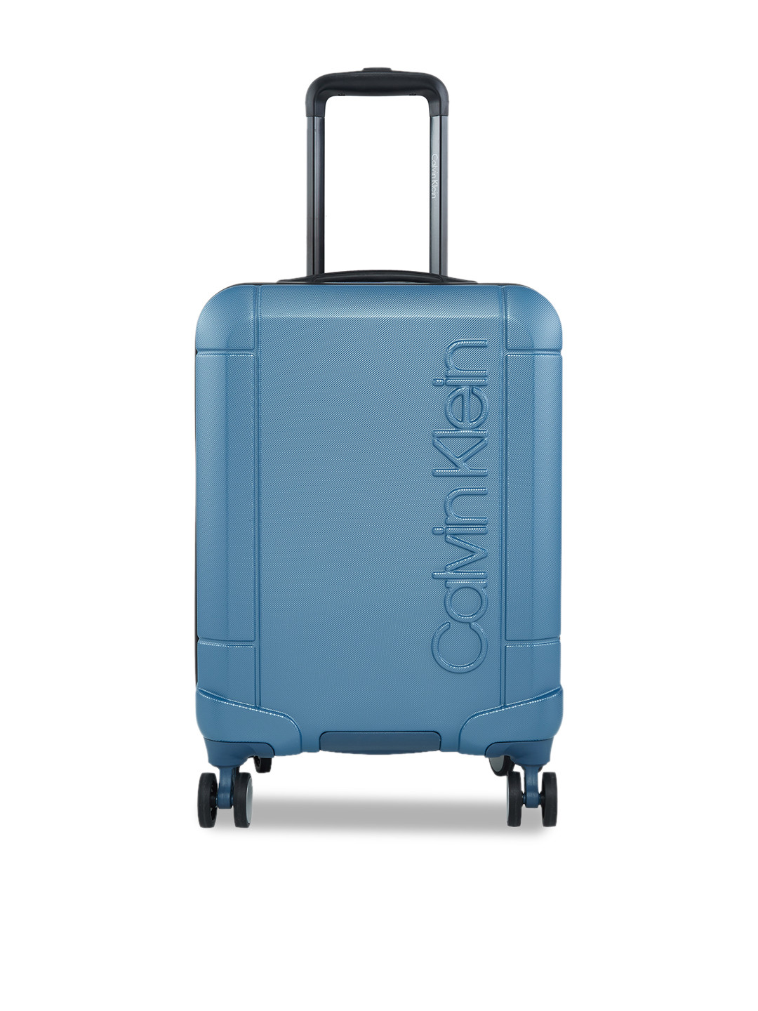 Buy Calvin Klein In Flight Range Metallic Blue Hard Cabin Suitcase