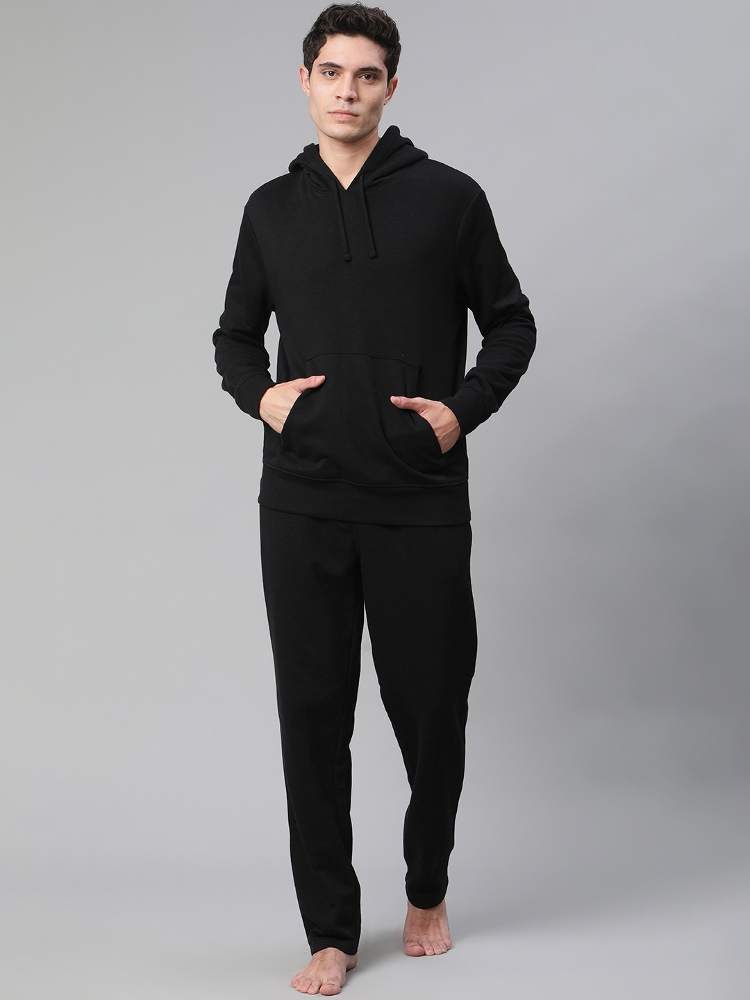 Buy Marks & Spencer Men Black Night Suit Night Suits for Men 16631188