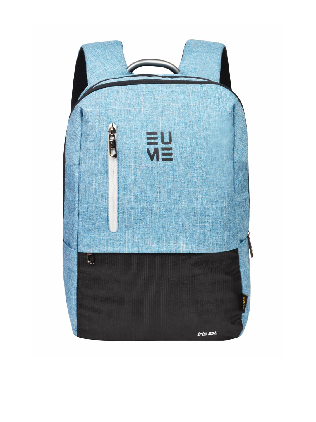Buy EUME Unisex Blue & Black Colourblocked Backpack Backpacks for
