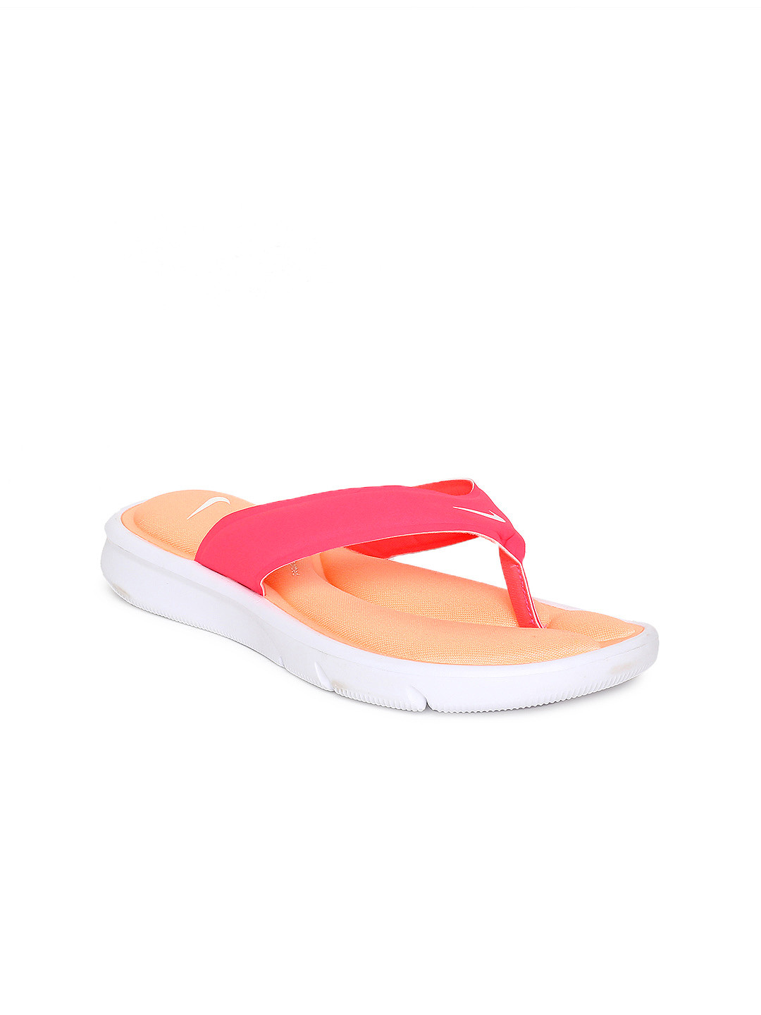 womens pink nike flip flops