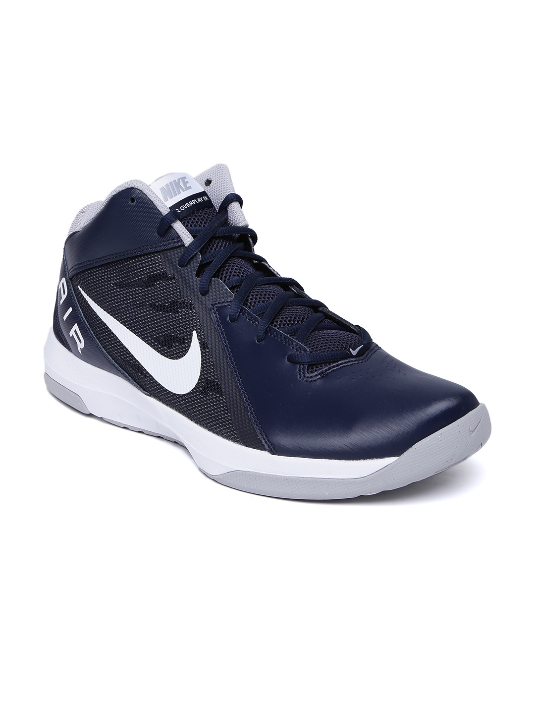 navy blue basketball sneakers