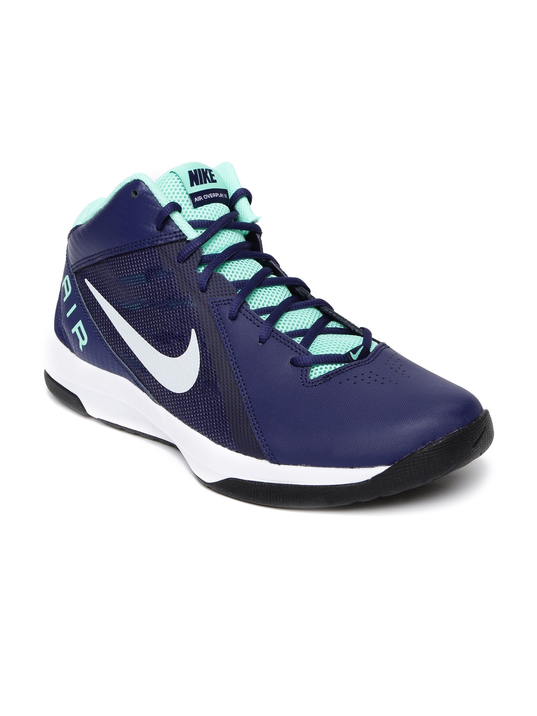navy blue basketball sneakers
