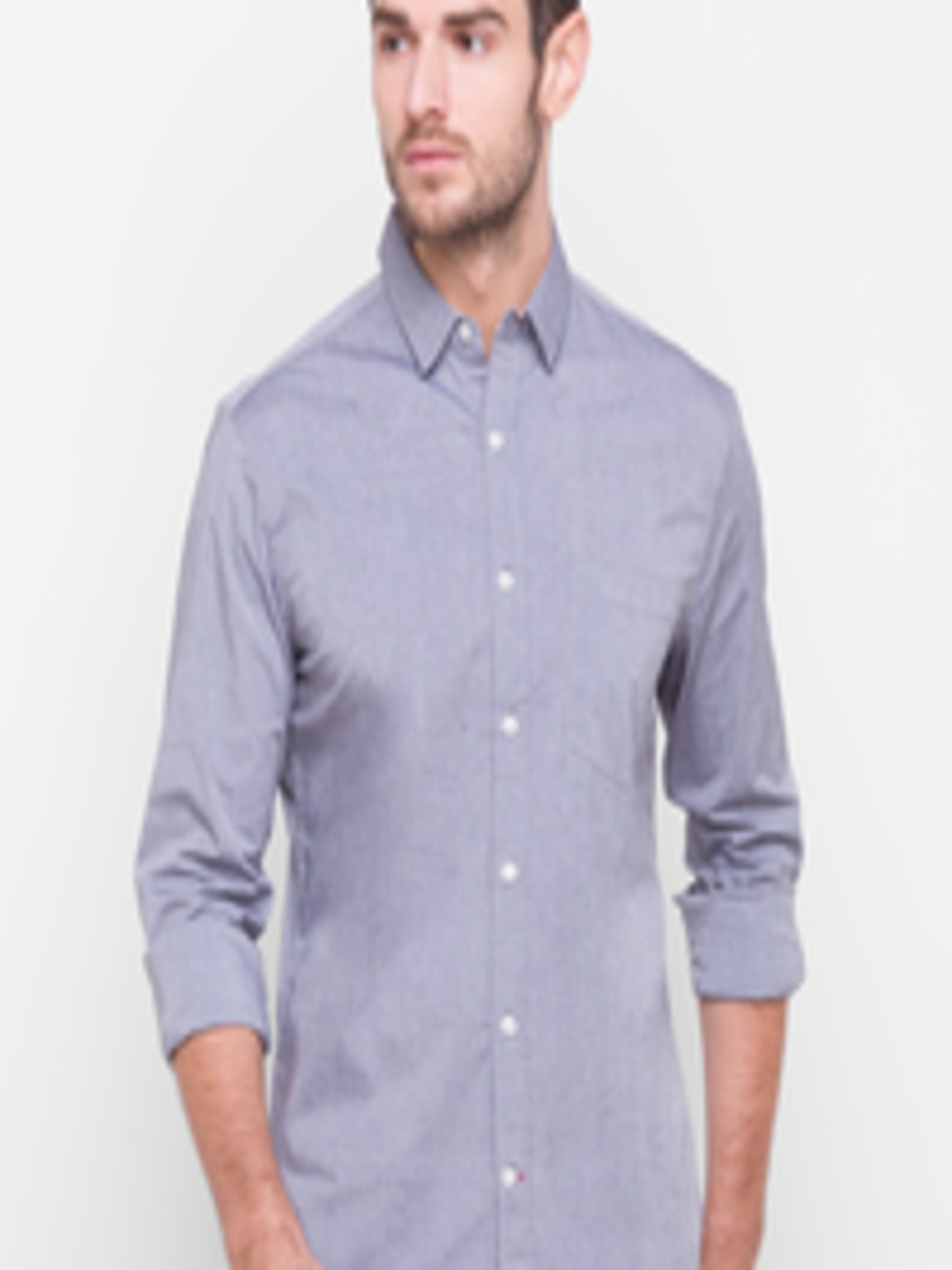 Buy Globus Men Grey Casual Shirt - Shirts for Men 16645716 | Myntra