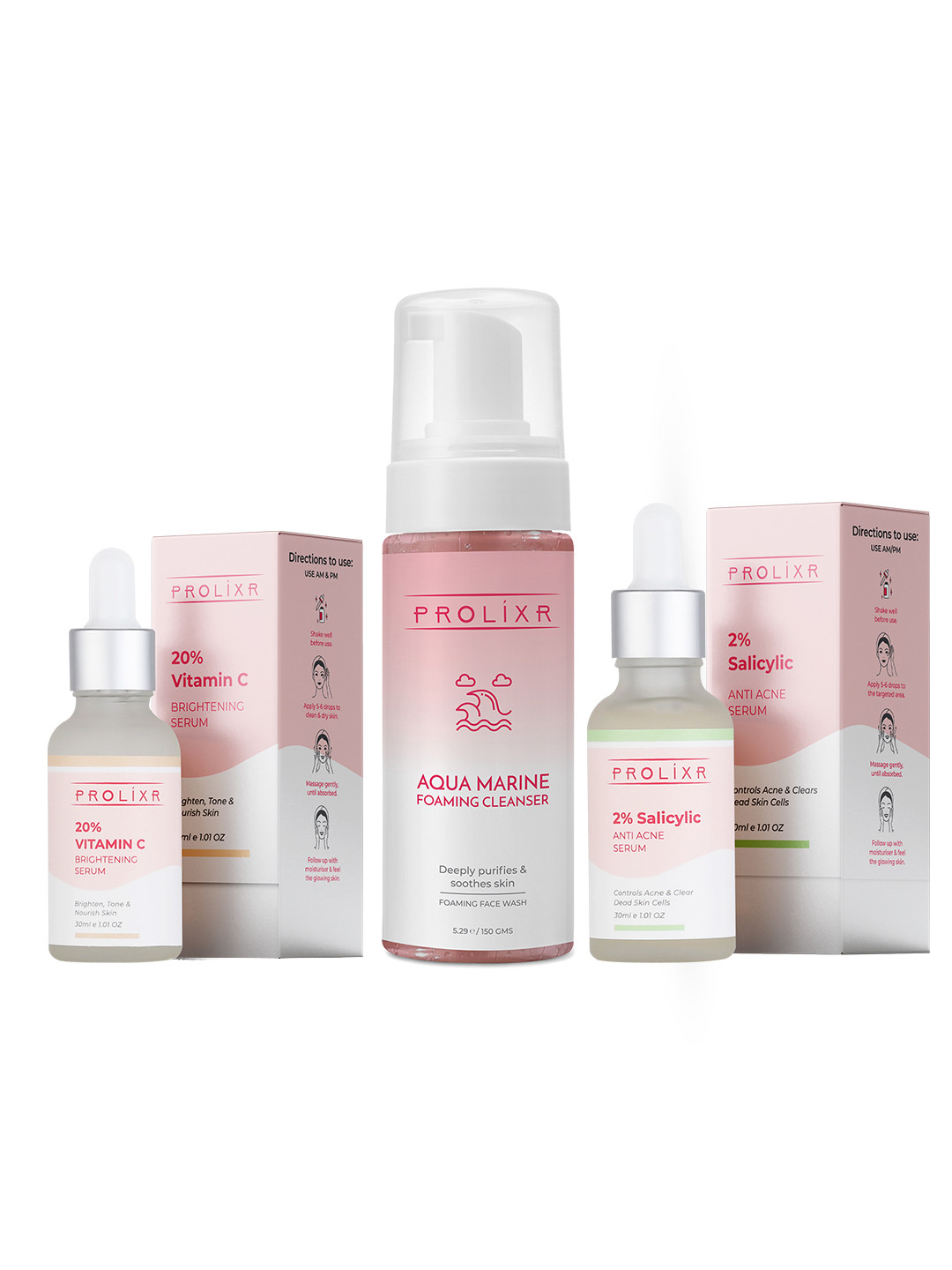 Buy PROLIXR Daily Acne Care Gift Set To Treat Acne & Pore Clarifying