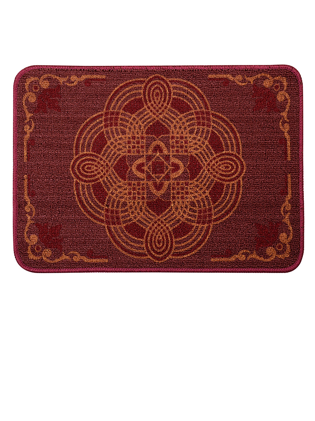 Buy Saral Home Red Rectangular Anti Skid Doormat Doormats for Unisex
