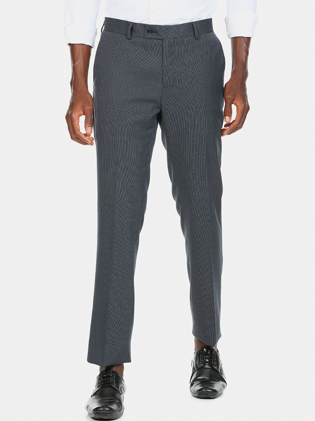 Buy Arrow Men Charcoal Trousers Trousers for Men 16650618 Myntra