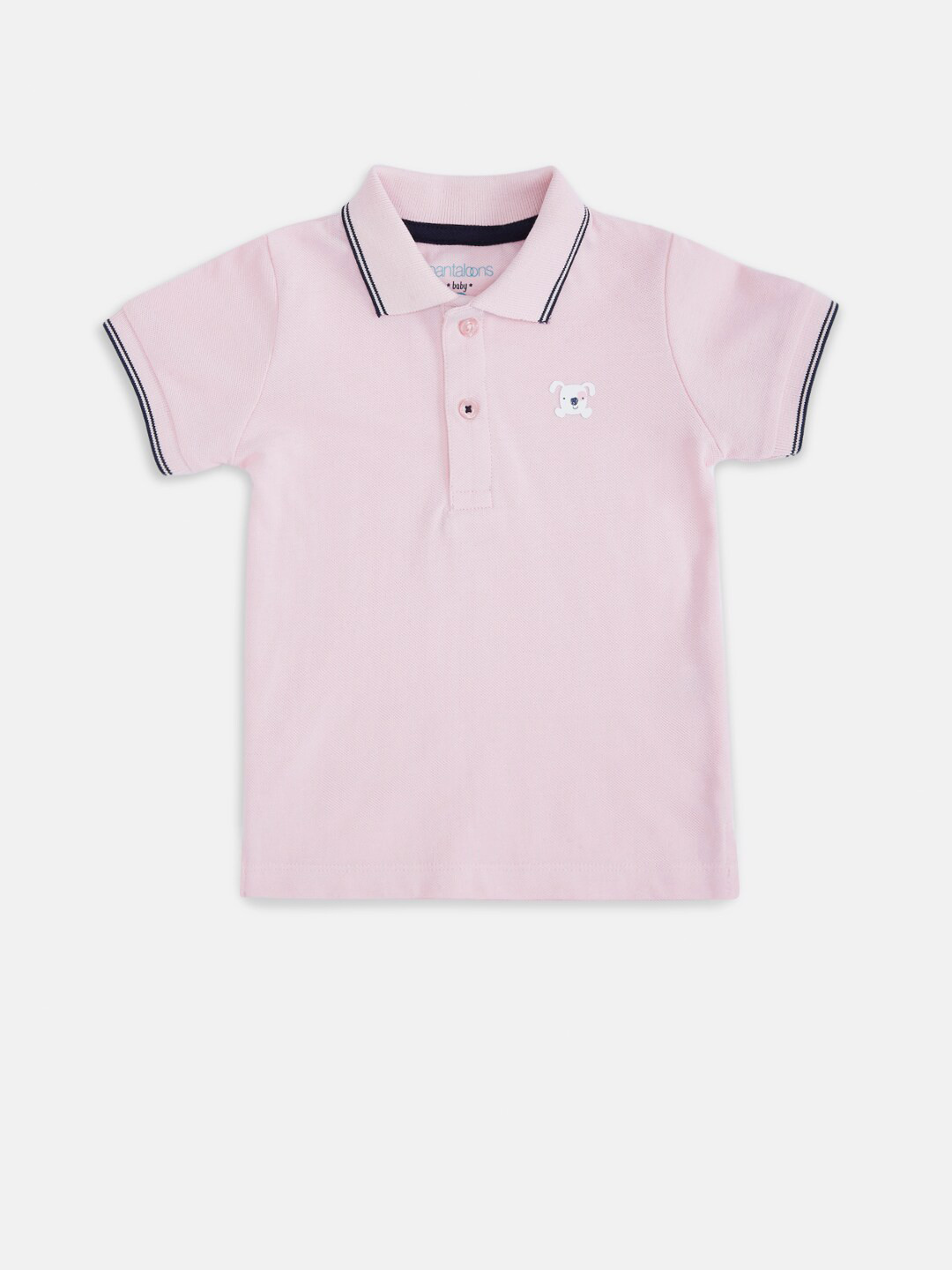 Buy Pantaloons Baby Boys Pink Polo Collar T Shirt Tshirts for Boys