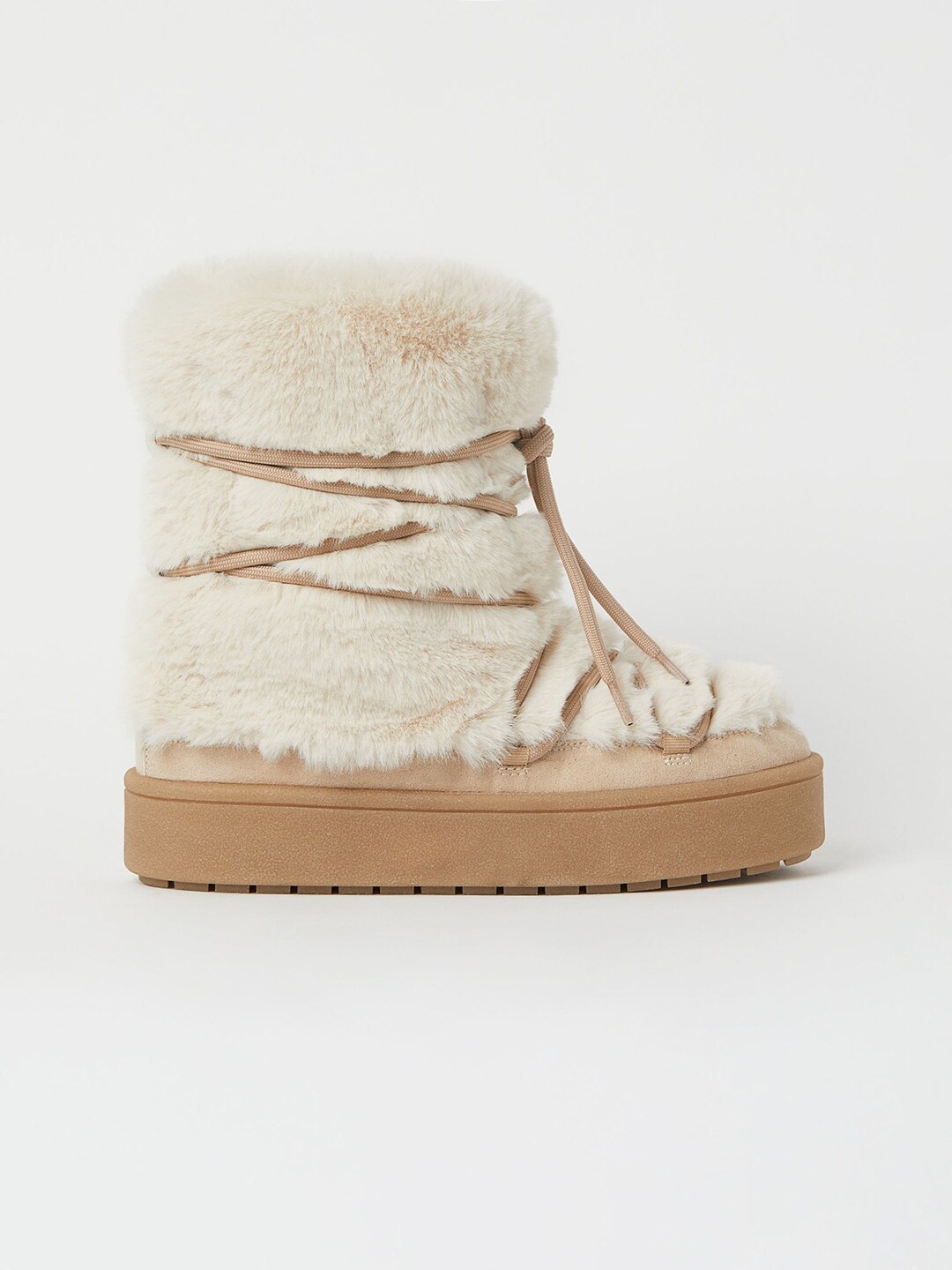 h and m beige boots