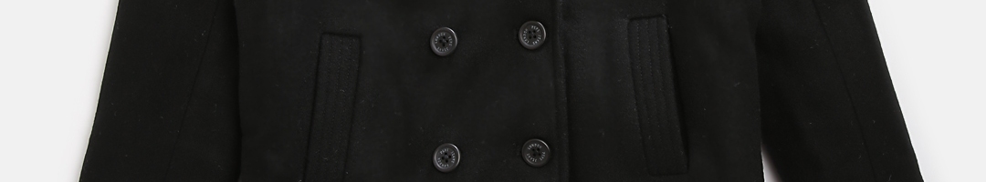 Buy Pepe Jeans Boys Black Coat - Coats for Boys 1666560 | Myntra