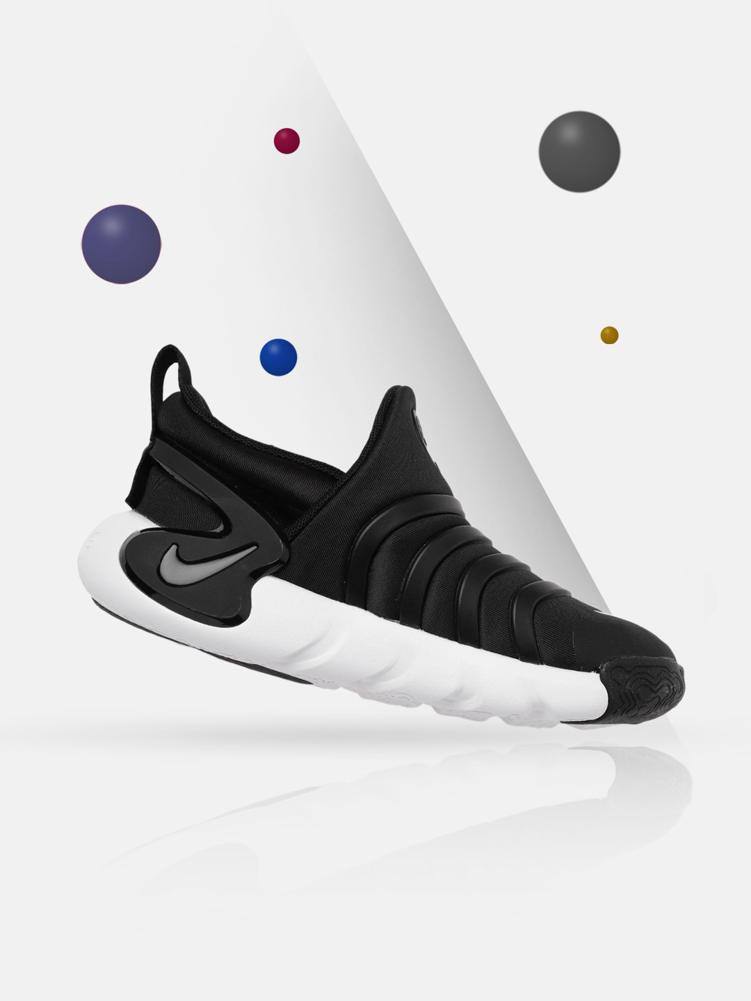 nike slip on black sneakers