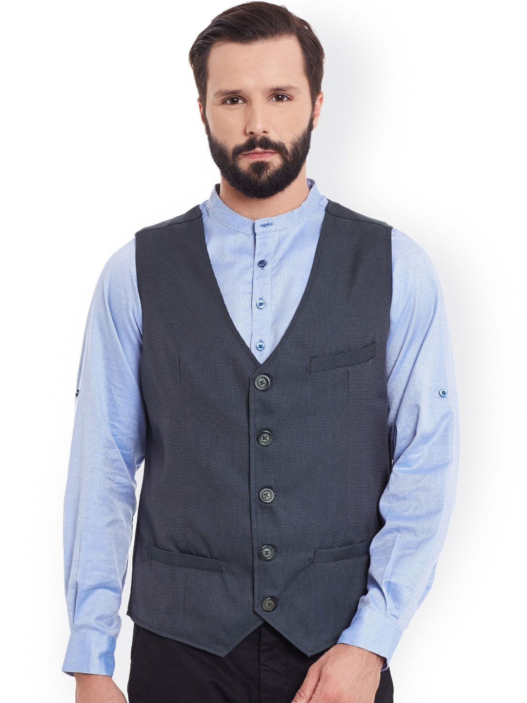 Buy Even Grey Waistcoat Waistcoat for Men 1668241 Myntra