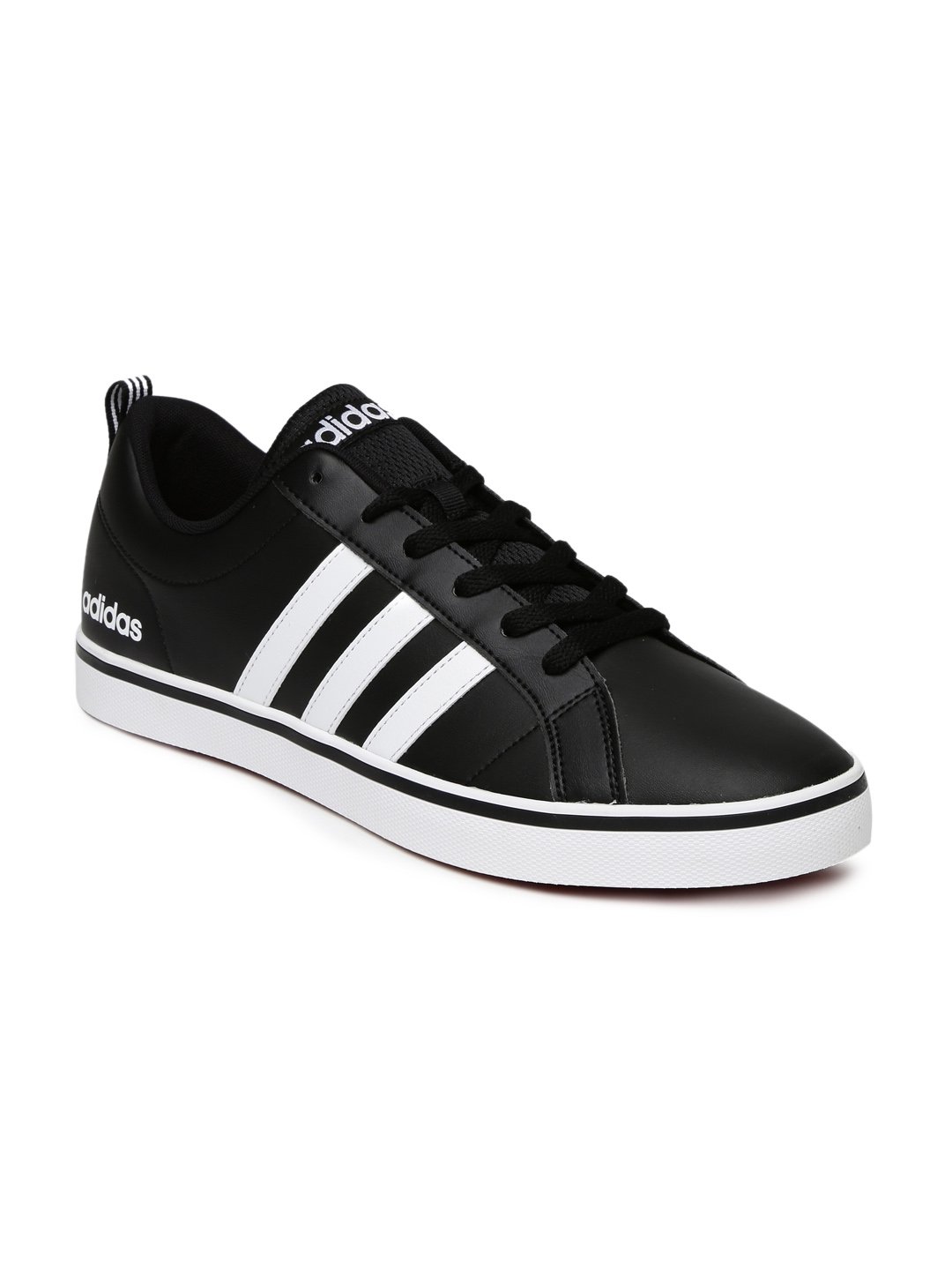 Buy ADIDAS NEO Men Black Solid Pace VS Leather Sneakers - Casual Shoes ...