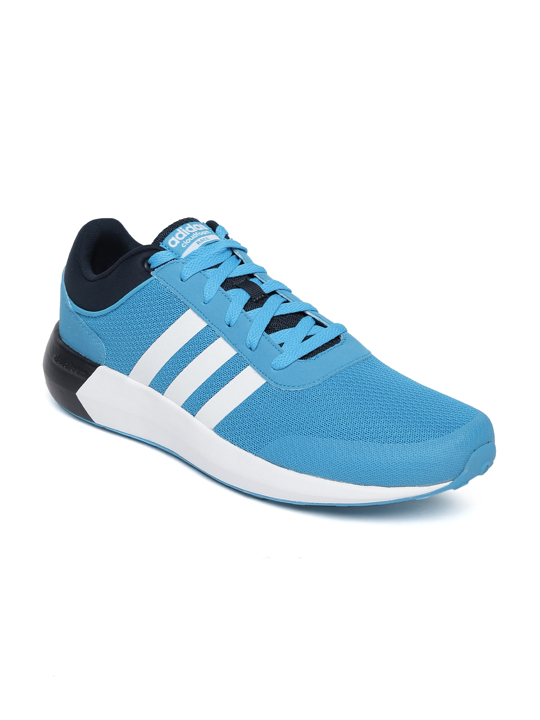 Buy ADIDAS NEO Men Blue Cloudfoam Race Running Shoes - Sports Shoes for Men 1668473 | Myntra