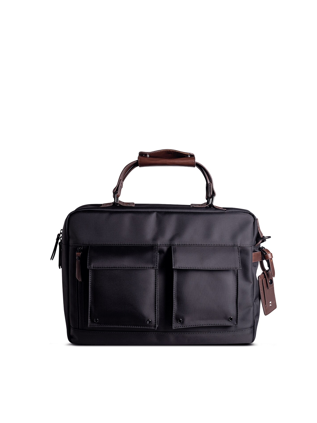Buy Scarters Unisex Black & Brown Laptop Bag - Laptop Bag for Unisex ...