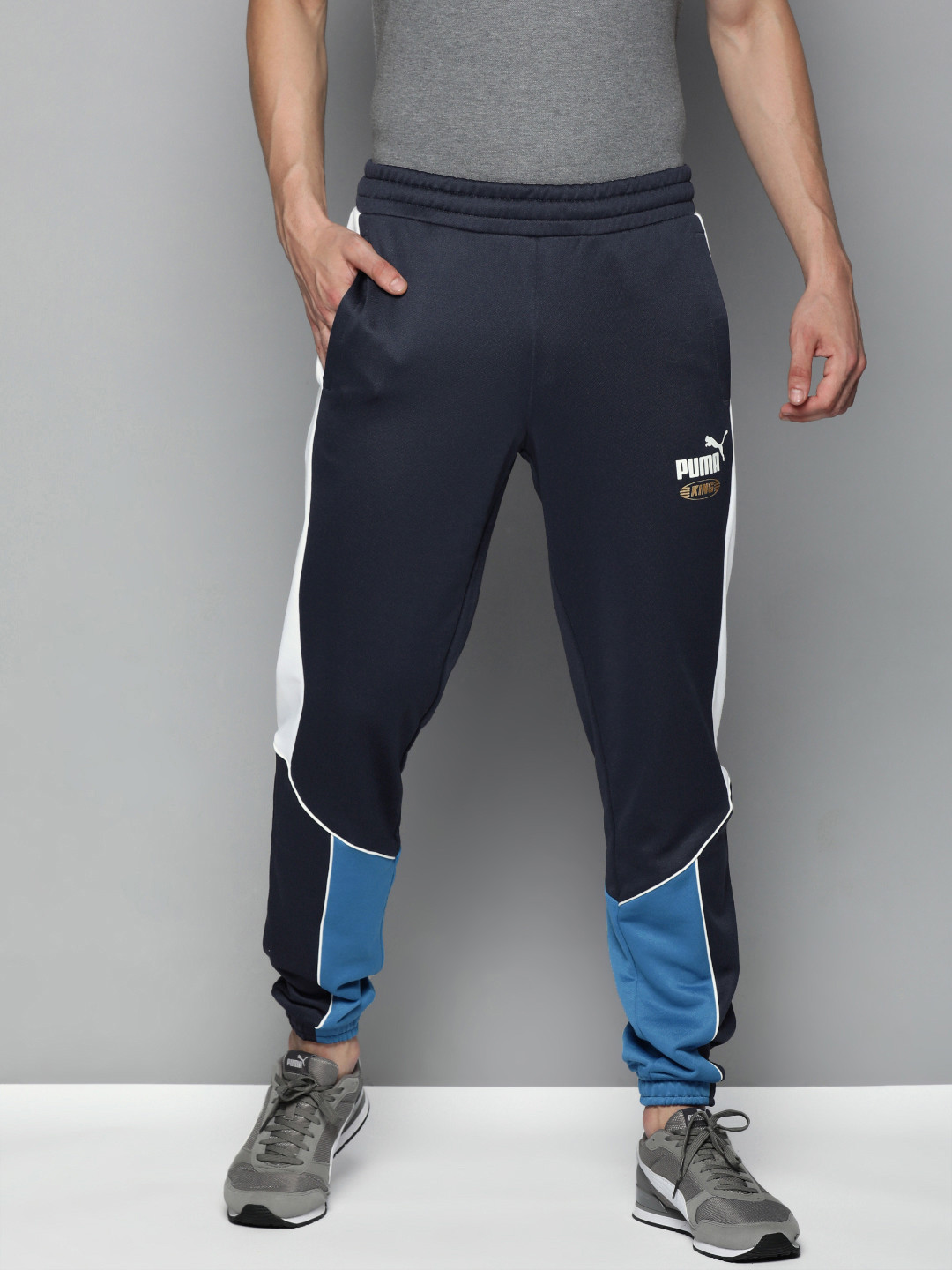 Buy Puma Men Regular Fit Colourblocked King Sustainable Joggers Track