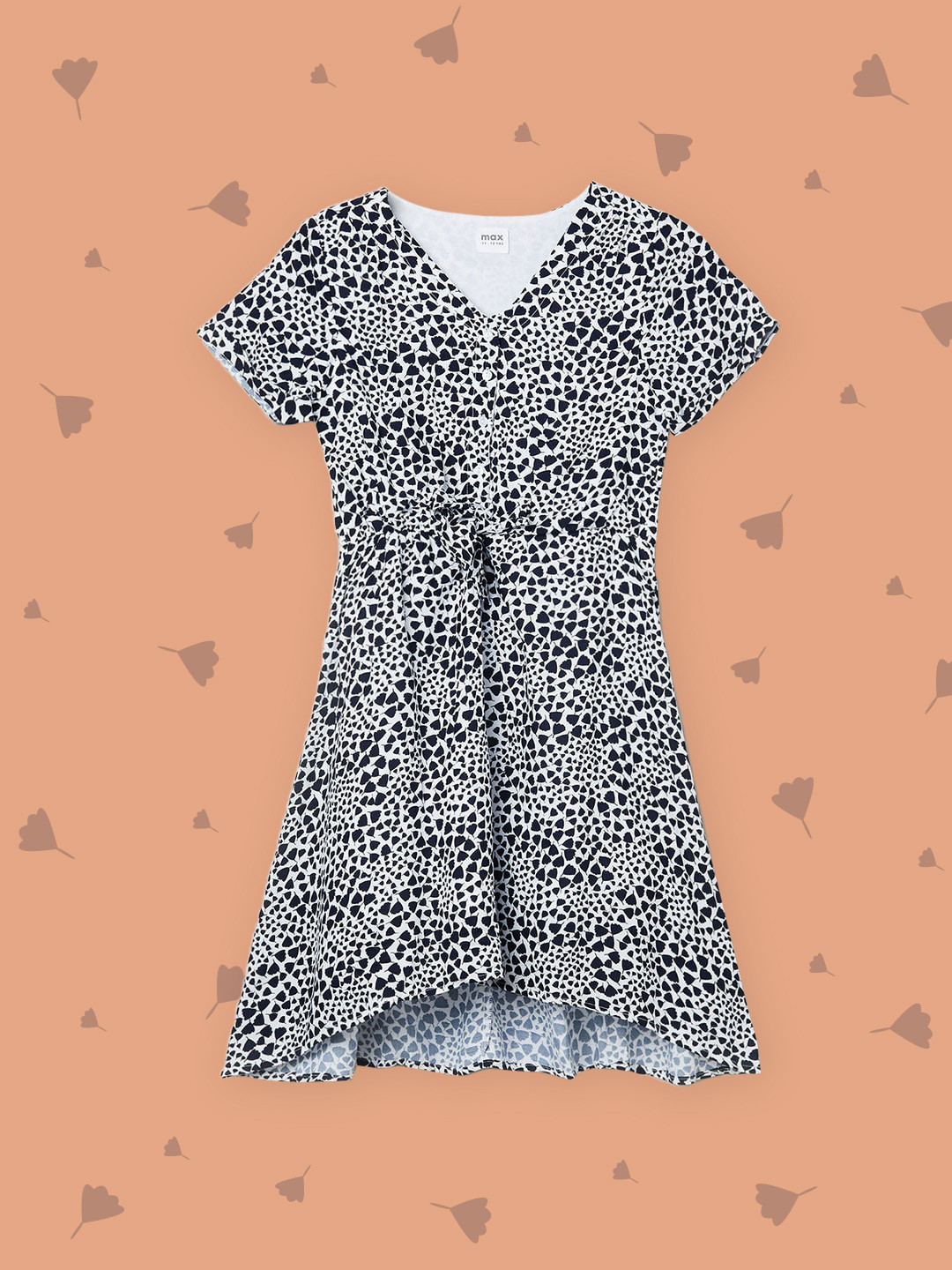 Buy Max Multicoloured Velvet Dress - Dresses for Girls 16706494 | Myntra
