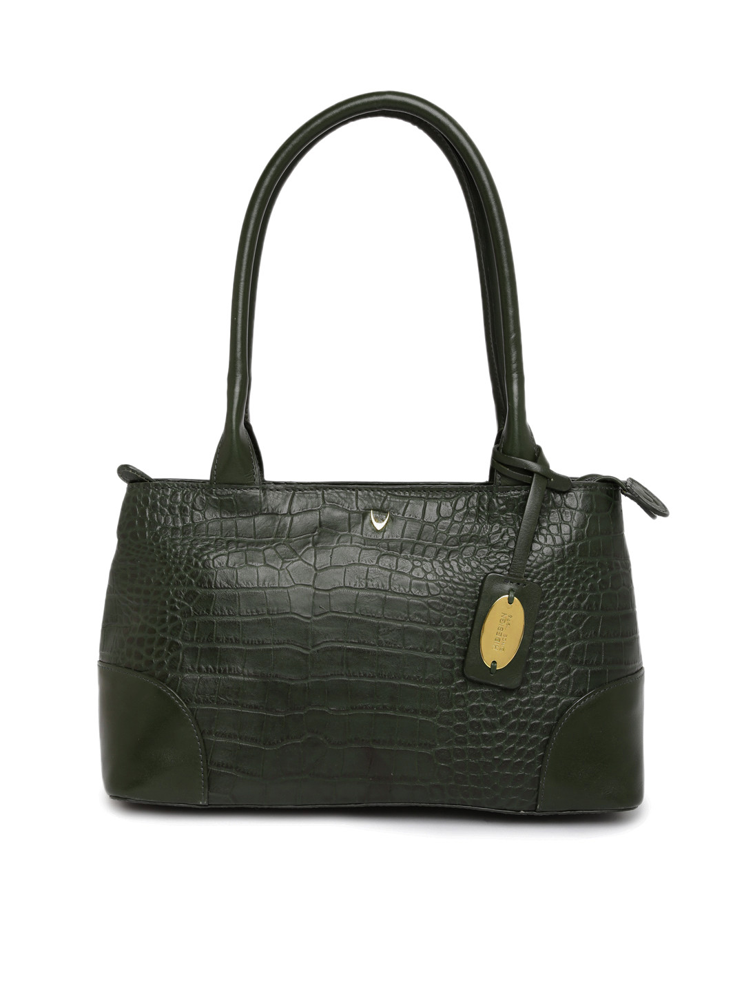 Buy Hidesign Green Croc Textured Leather Shoulder Bag Handbags for Women 1671678 Myntra
