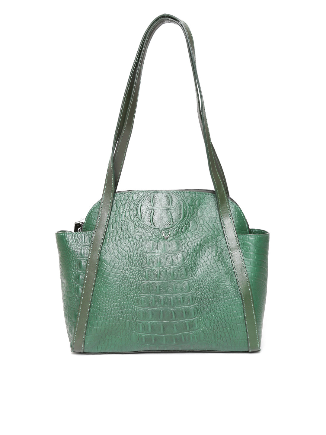 Buy Hidesign Green Croc Textured Leather Shoulder Bag Handbags for Women 1671699 Myntra