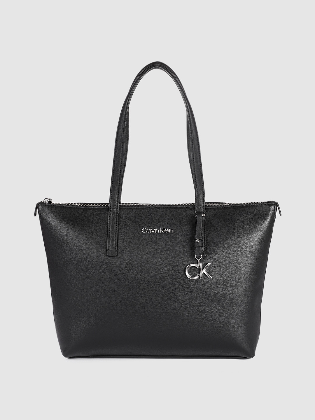 Calvin Klein Black Polyester Women Shoulder Bag