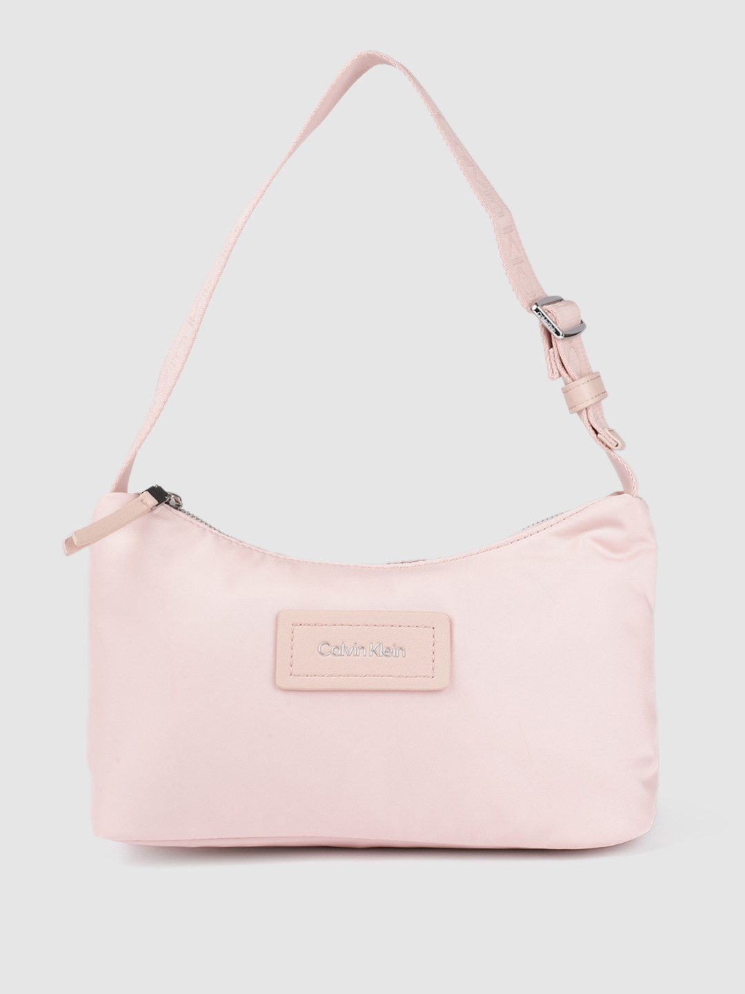 Buy Calvin Klein Pink Structured Shoulder Bag Handbags for Women