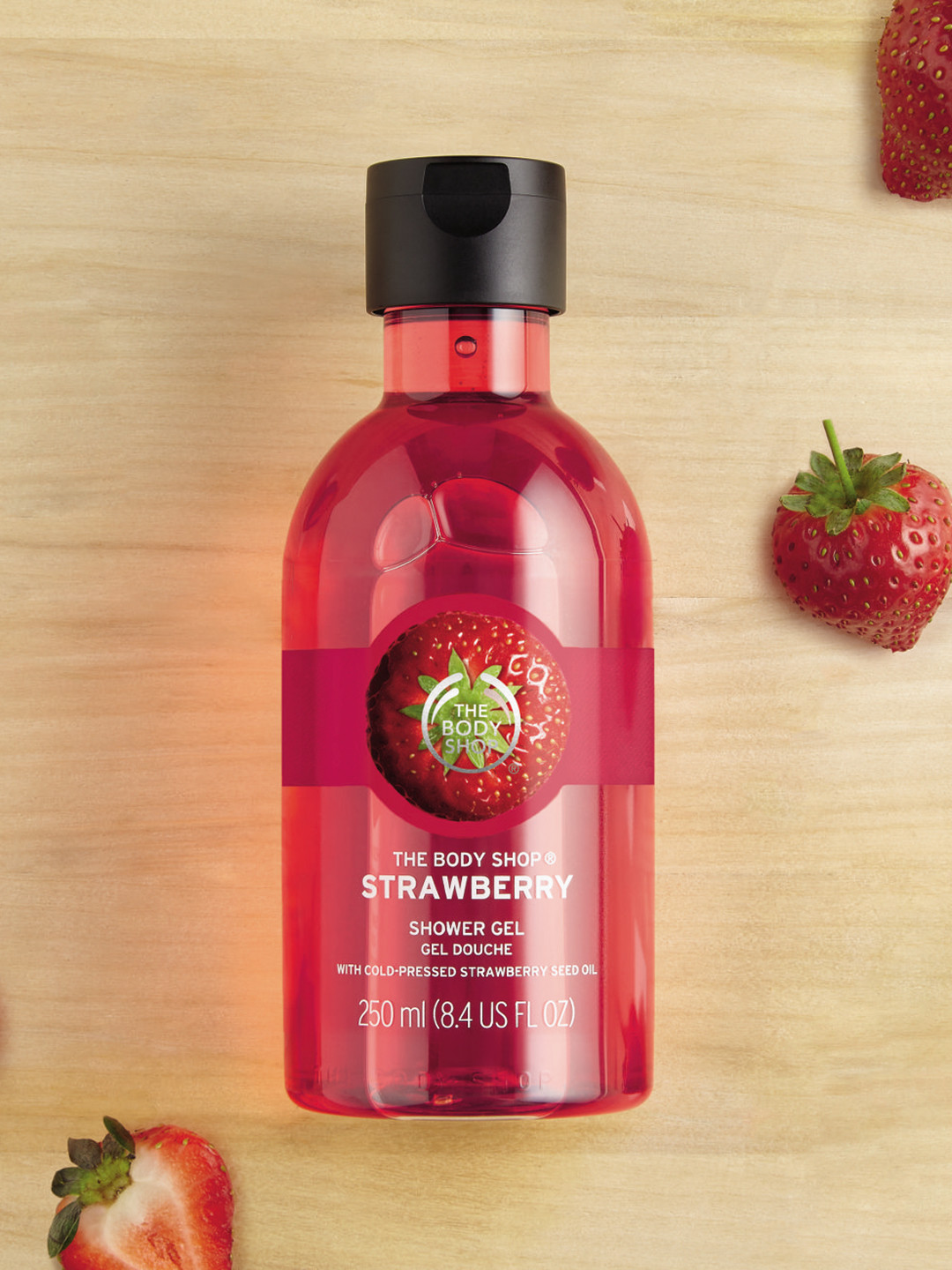 Buy THE BODY SHOP Unisex Strawberry Shower Gel 250 Ml Body Wash And