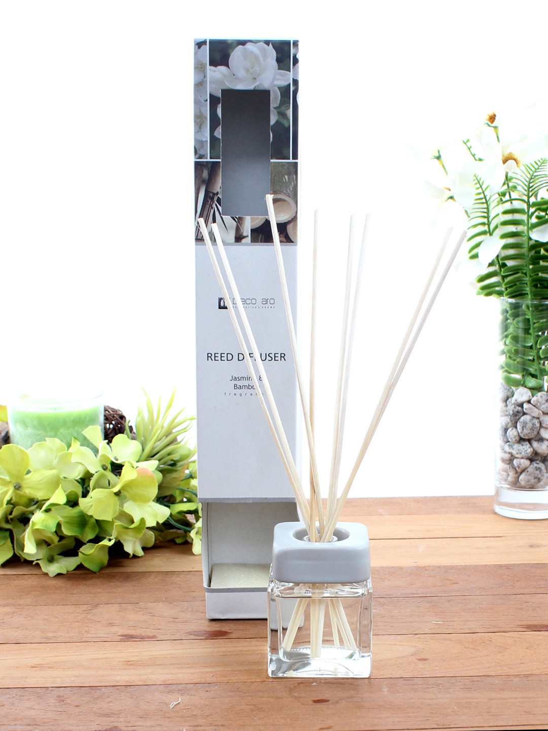 Buy Deco Aro Jasmine & Bamboo Aroma Oil Reed Diffuser Set Aroma Oil
