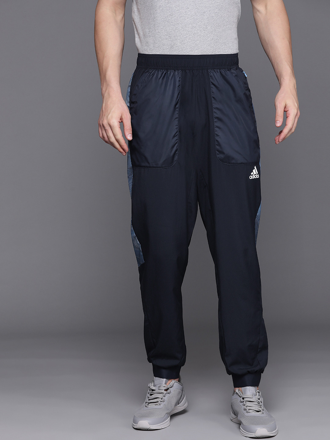 Buy ADIDAS Men Navy Blue ADAN Fashizzle Printed Detail Training