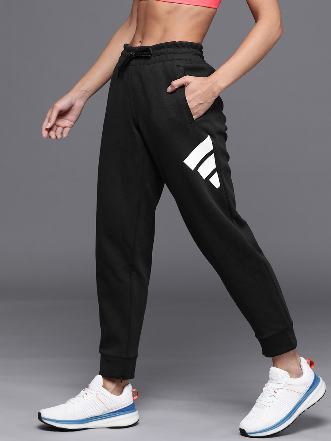 Buy ADIDAS Women Black Solid Future Icons Sustainable Track Pants