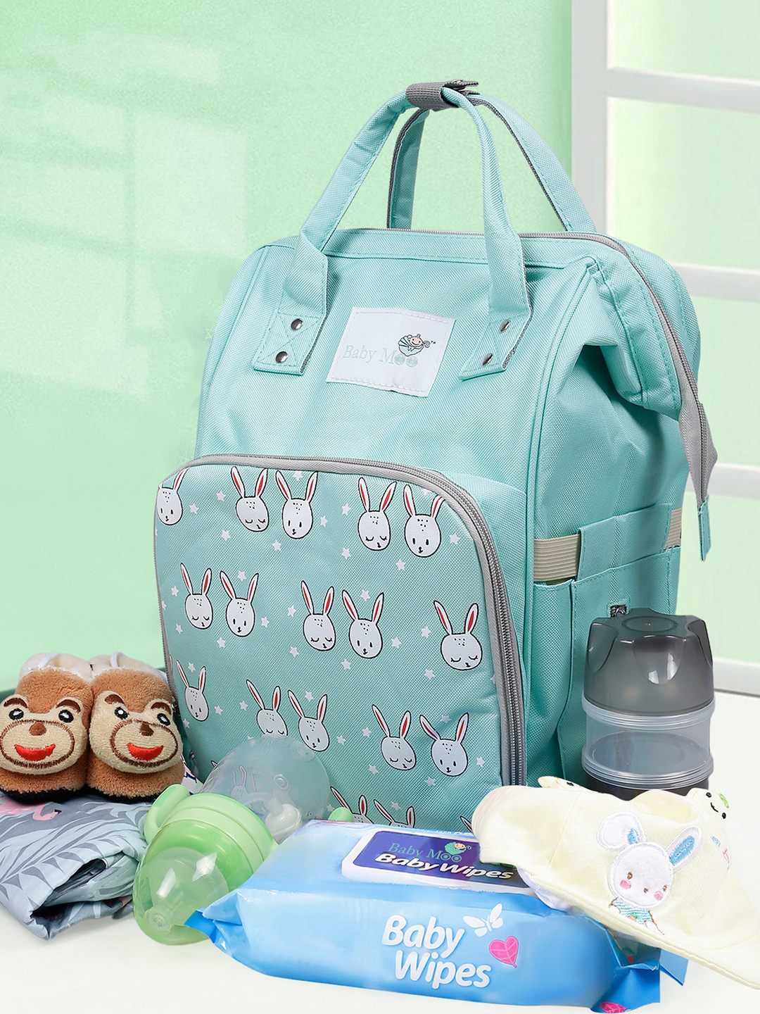 Buy Baby Moo Infants Printed Light Weight Water Repellent Diaper Bag