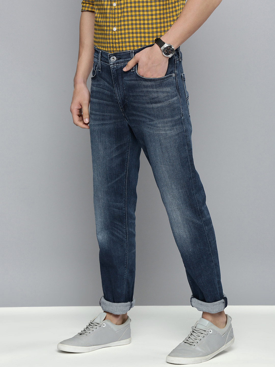 Buy Levis Men Blue Slim Fit Light Fade Stretchable Jeans Jeans for