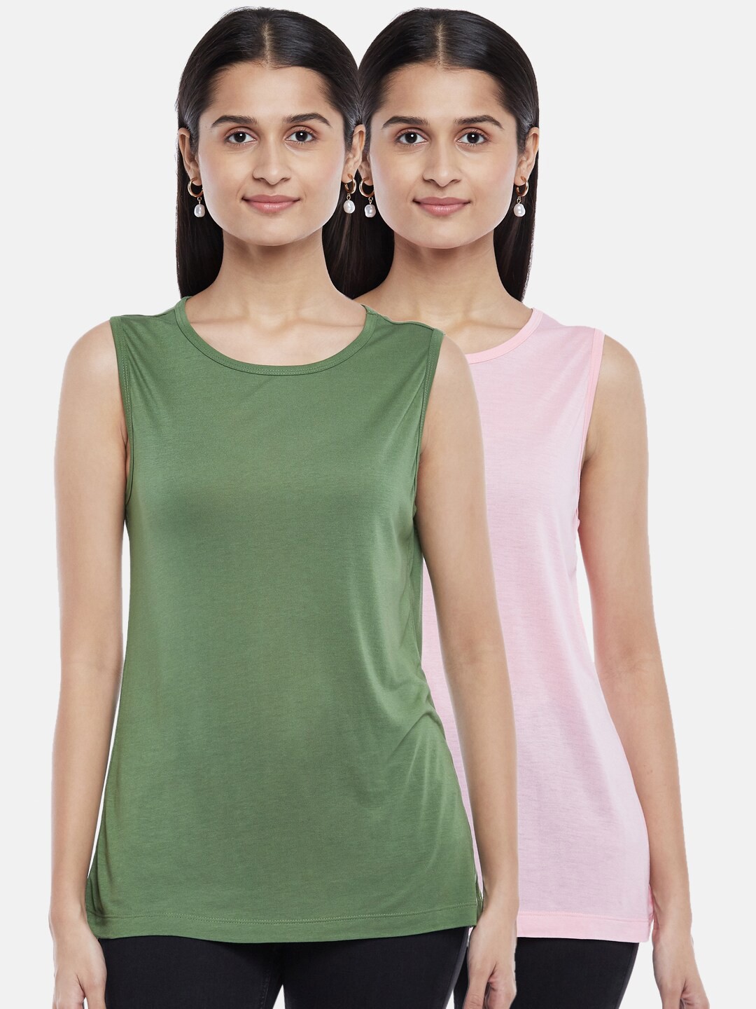 Buy People Women Pack Of 2 T Shirts - Tshirts for Women 16751126 | Myntra
