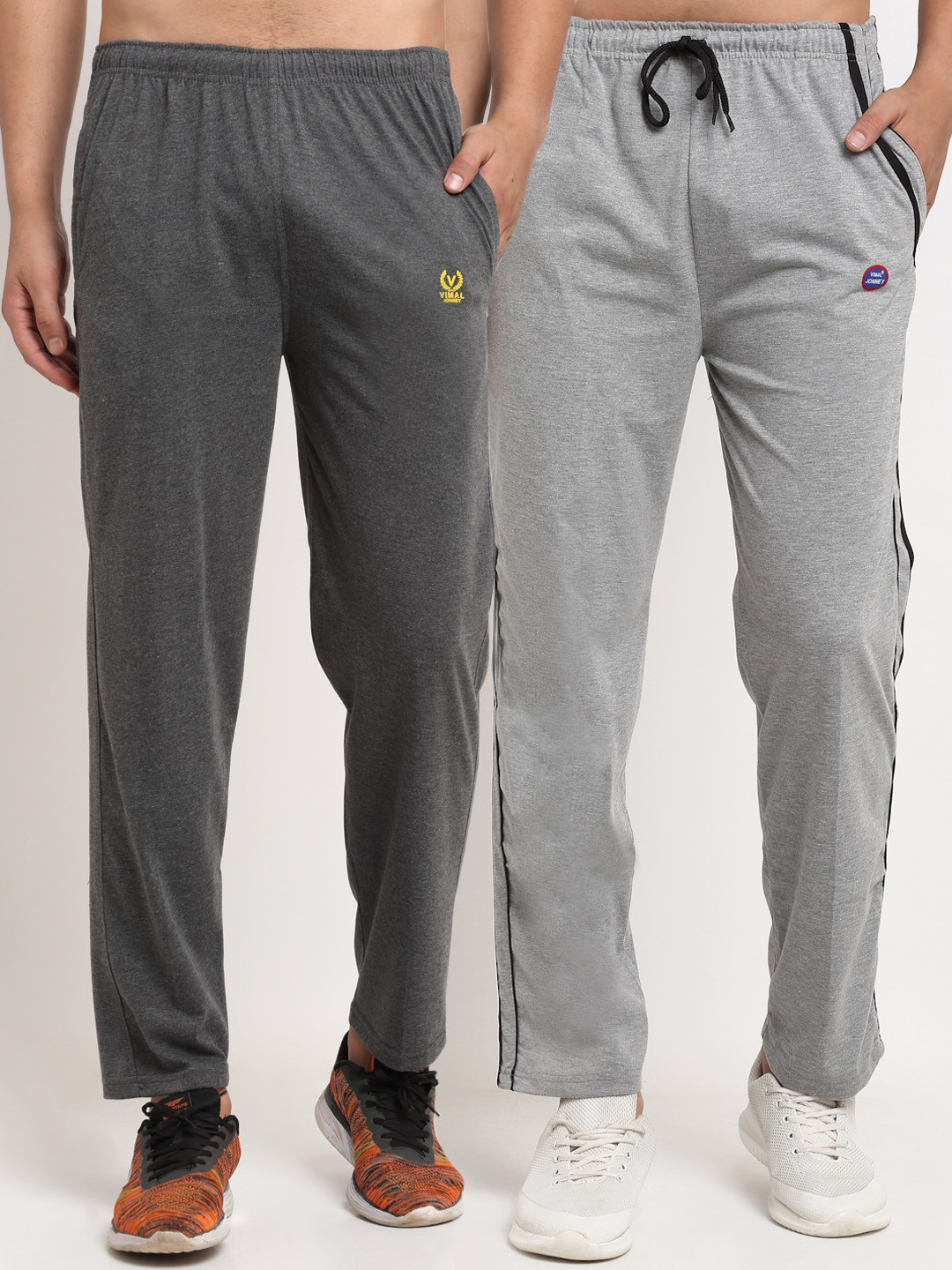 Buy VIMAL JONNEY Men Pack Of 2 Track Pants Track Pants for Men