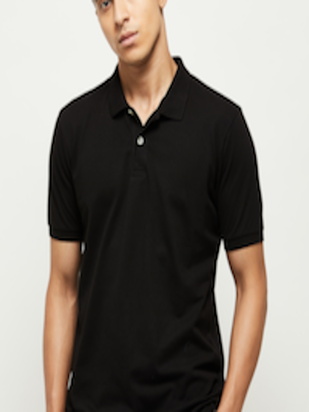 Buy Max Men Black Polo Collar T Shirt - Tshirts for Men 16761982 | Myntra