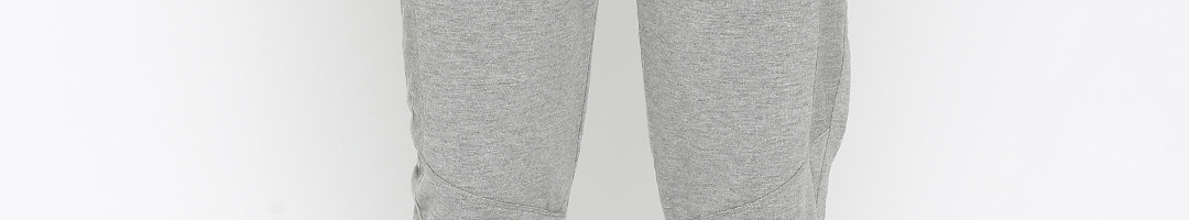 Buy FIFTY TWO Grey Melange Joggers - Track Pants for Men 1676489 | Myntra