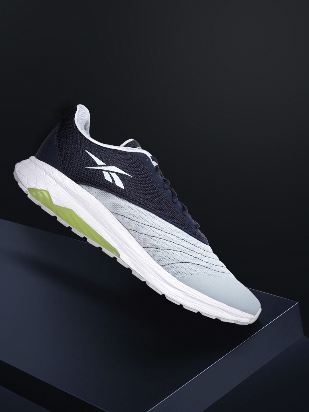 Buy Reebok Men Blue Woven Design Liquifect 180 3.0 Running Shoes ...